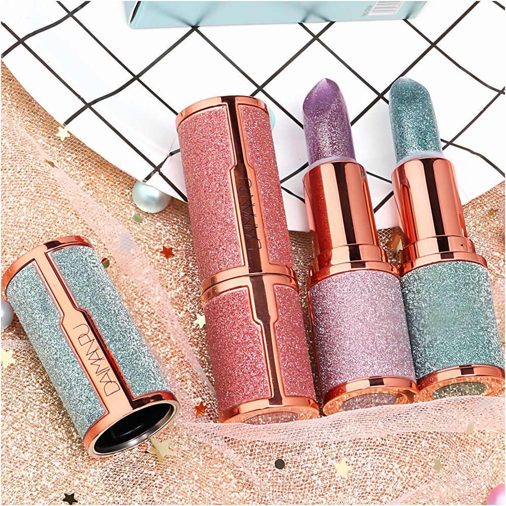 Glitter Matte Temperature Change Lipstick Waterproof LongINS image 4