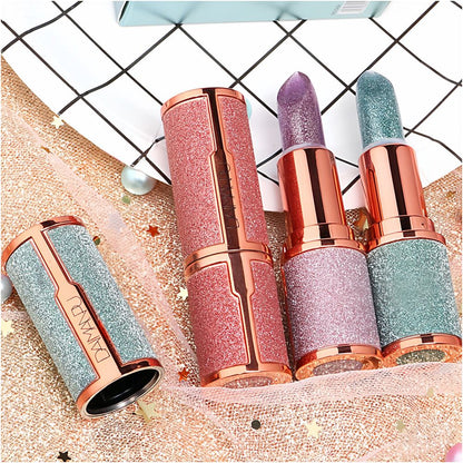 Glitter Matte Temperature Change Lipstick Waterproof LongINS image 4