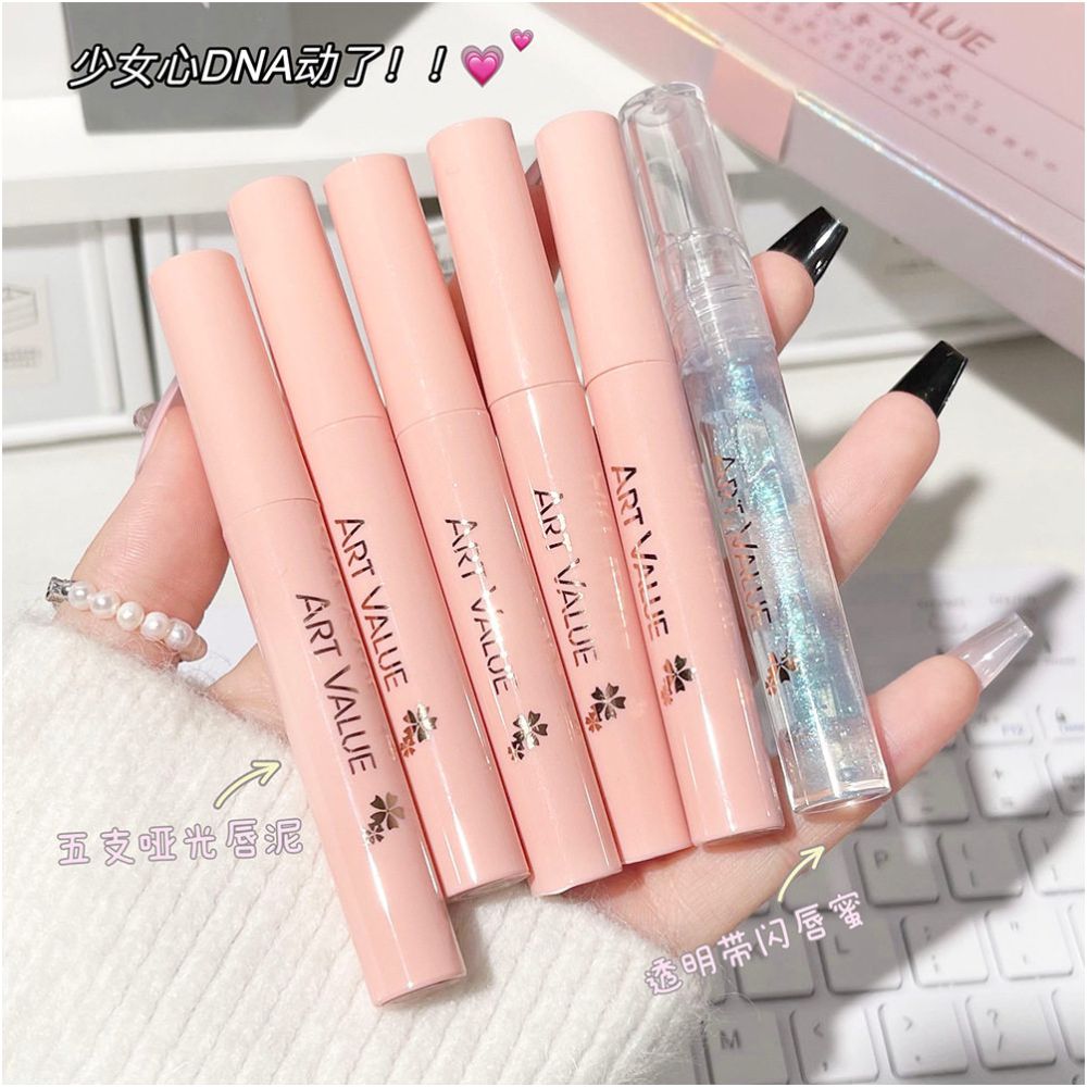 Mist Soft Lipstick Neck Set Mist Soft Lipstick Necklace Set Box image 3
