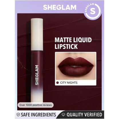 Clearance spot overseas shopping Sheglam matte liquid lipstick matte liquid non stick cup lip gloss