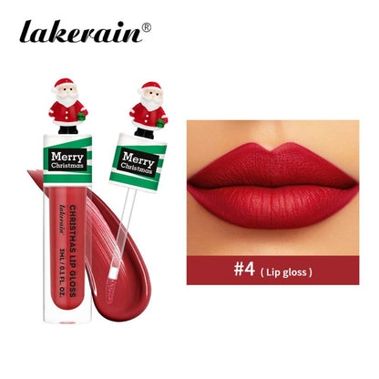 Glitter Gold Lipstick Shiny Metallic Matte Velvet Waterproof