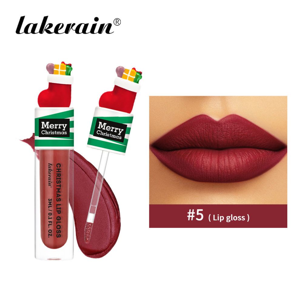 Glitter Gold Lipstick Shiny Metallic Matte Velvet Waterproof