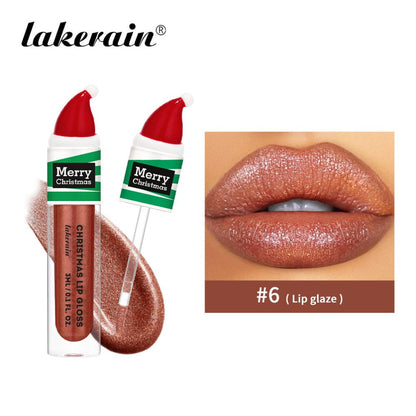 Glitter Gold Lipstick Shiny Metallic Matte Velvet Waterproof
