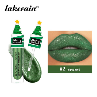 Glitter Gold Lipstick Shiny Metallic Matte Velvet Waterproof