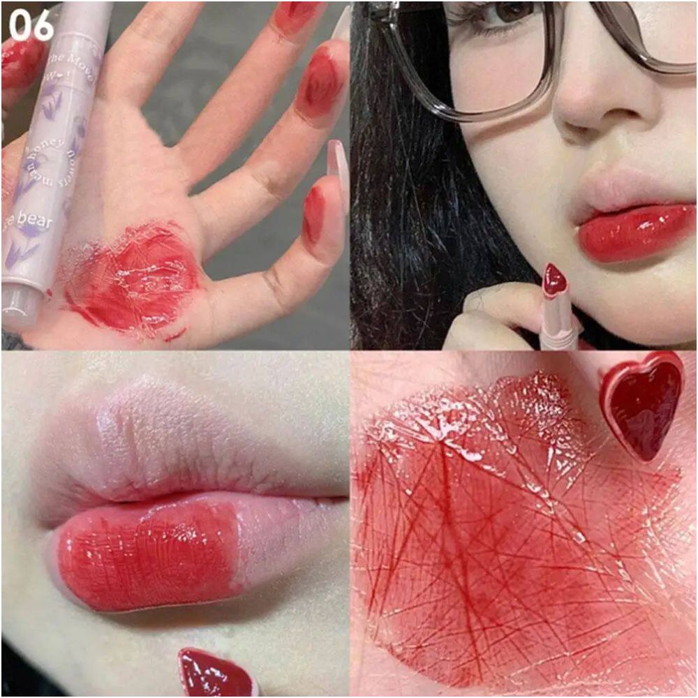 Clear Water Light Solid Lip Gloss Jelly Pink Lip Tint Lipsti image 2