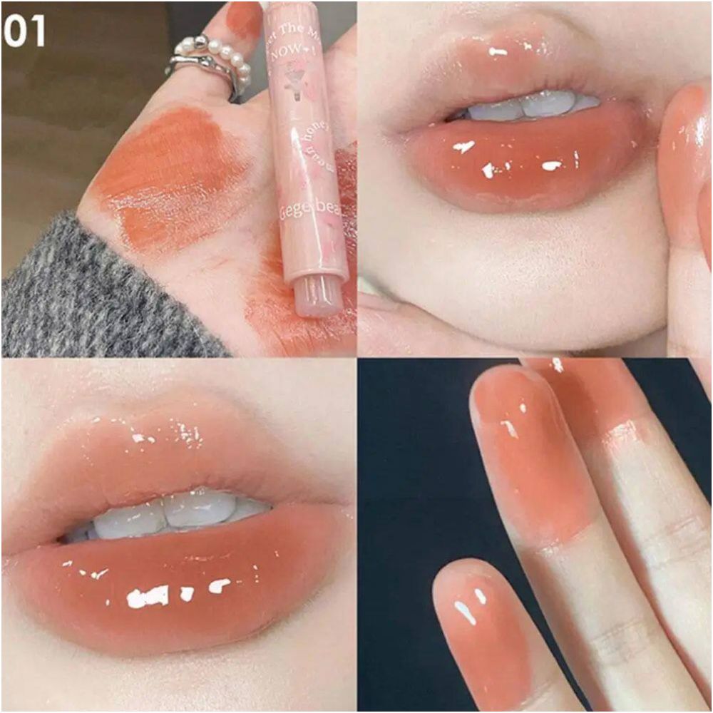 Clear Water Light Solid Lip Gloss Jelly Pink Lip Tint Lipsti image 4