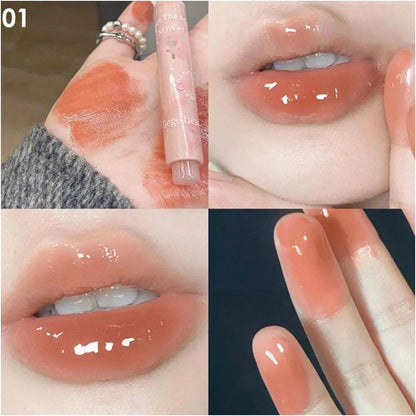 Clear Water Light Solid Lip Gloss Jelly Pink Lip Tint Lipsti image 4