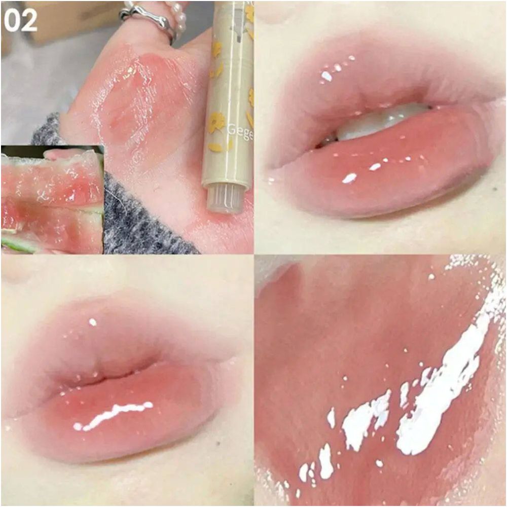 Clear Water Light Solid Lip Gloss Jelly Pink Lip Tint Lipsti image 5