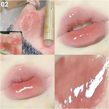 Clear Water Light Solid Lip Gloss Jelly Pink Lip Tint Lipsti