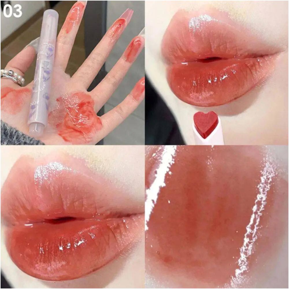Clear Water Light Solid Lip Gloss Jelly Pink Lip Tint Lipsti