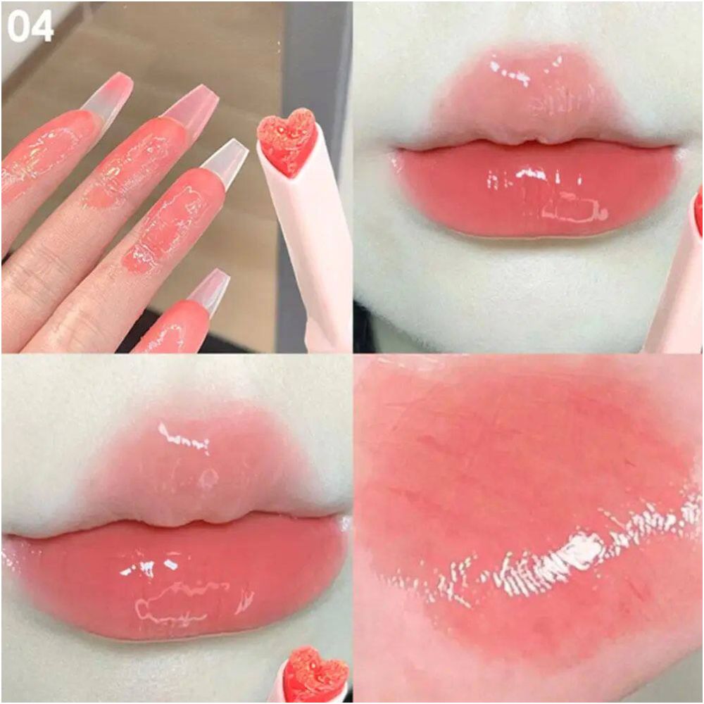 Clear Water Light Solid Lip Gloss Jelly Pink Lip Tint Lipsti