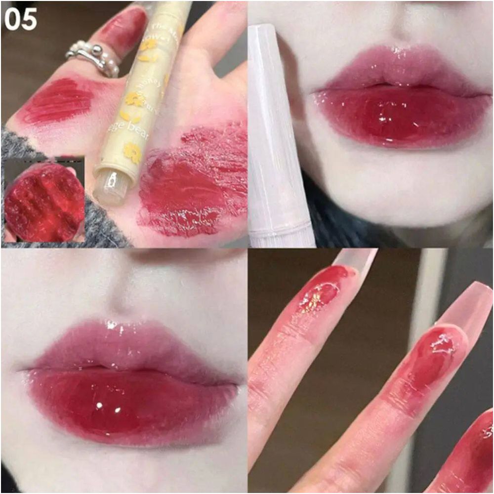 Clear Water Light Solid Lip Gloss Jelly Pink Lip Tint Lipsti
