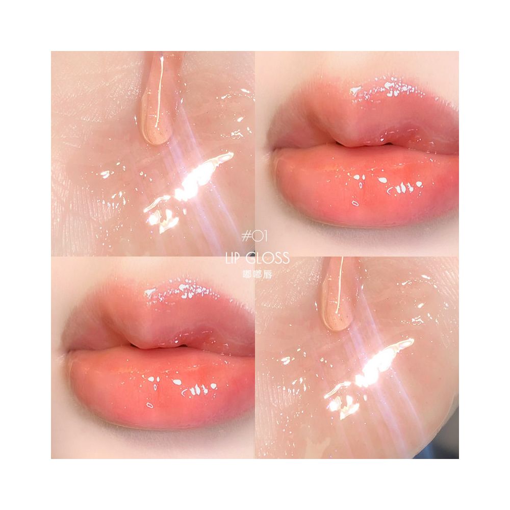Glazing lip gloss lip gloss water gloss lip gloss jelly color lip gloss lipstick water dye a niche brand for lips