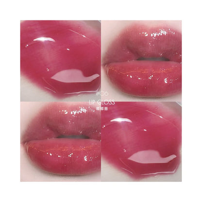 Glazing lip gloss lip gloss water gloss lip gloss jelly color lip gloss lipstick water dye a niche brand for lips