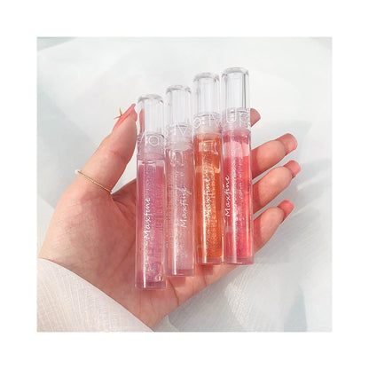 GLASTING LIP GLOSS Lipstick Maxfine Water Radiant with Sparkling Rich Jelly Lipstick image 2