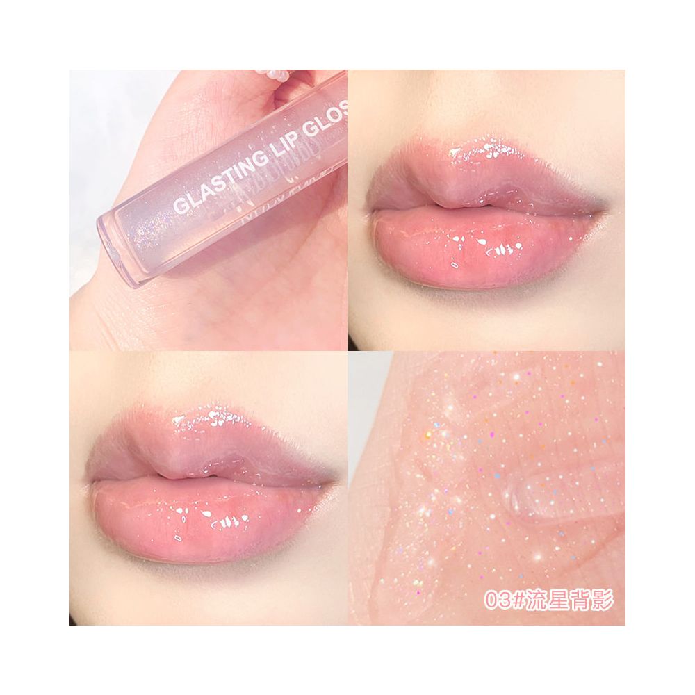 GLASTING LIP GLOSS Lipstick Maxfine Water Radiant with Sparkling Rich Jelly Lipstick