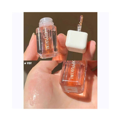 Mirror Lip Glaze Waterproof Lip Gloss Lips Makeup Set Transp