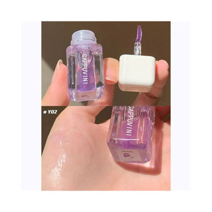 Mirror Lip Glaze Waterproof Lip Gloss Lips Makeup Set Transp