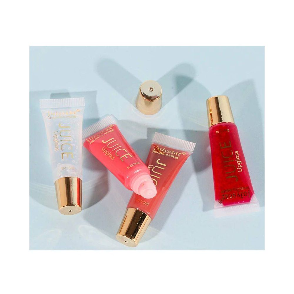 Nude Brown Plumping Lip Gloss Moisturising Fruit Lip Oil Tra image 5