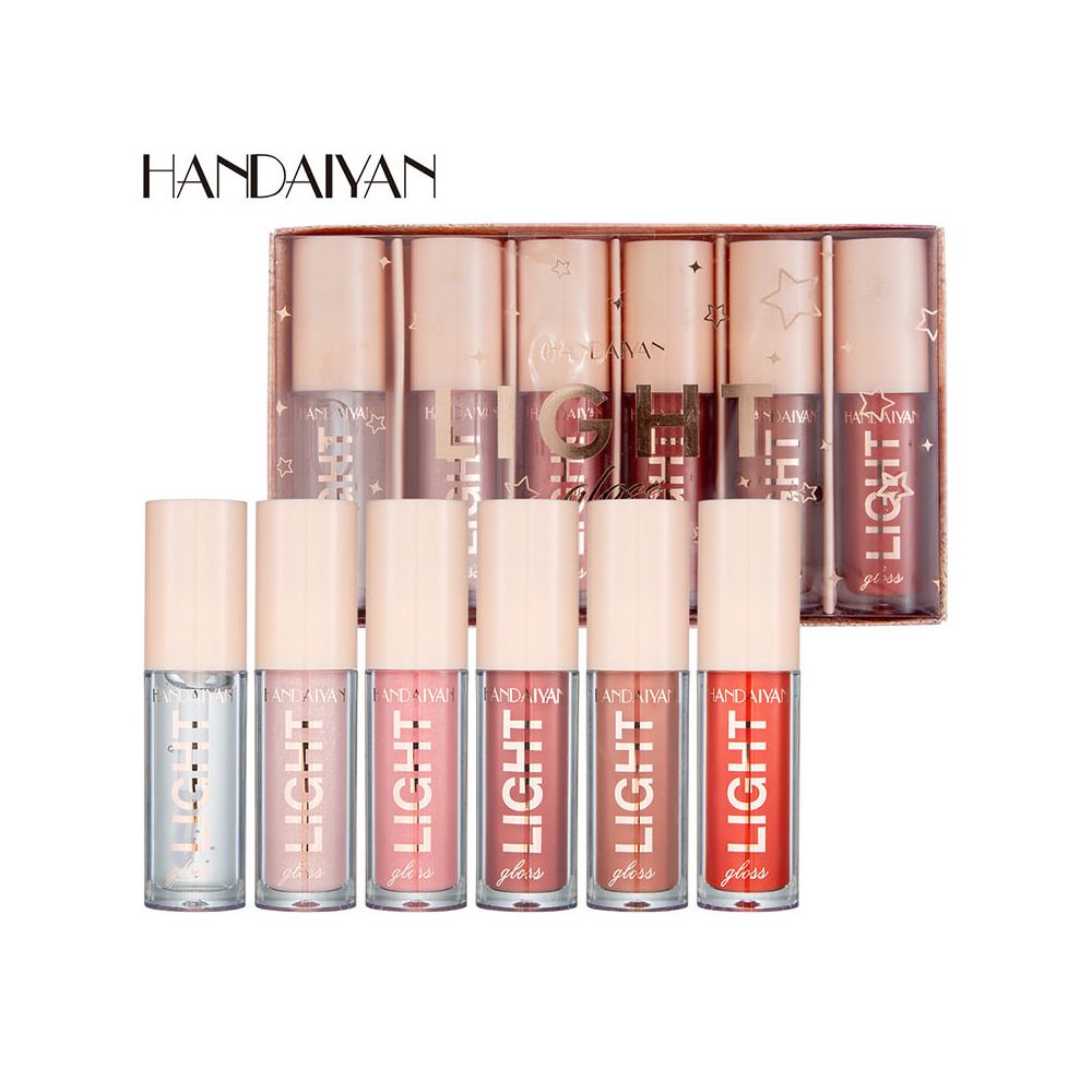 6 lip gloss set Mirror gloss lip gloss Liquid lacquered lip gloss image 2
