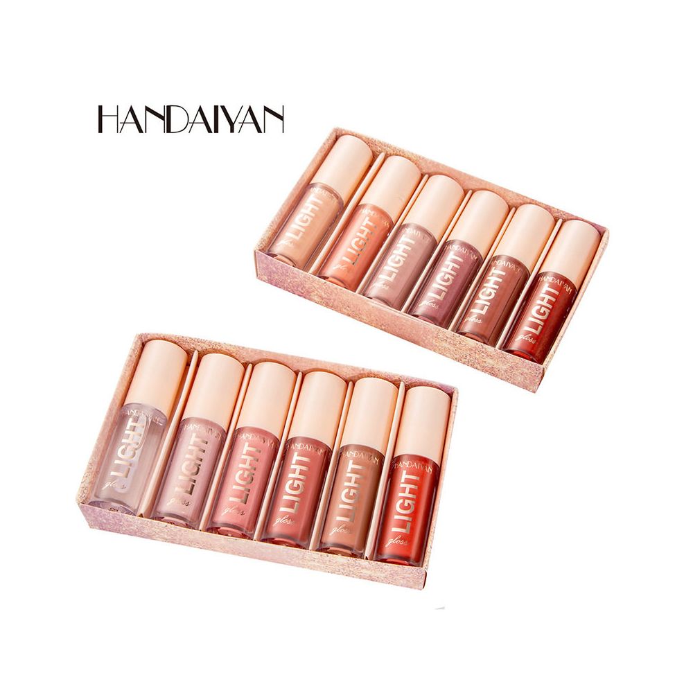 6 lip gloss set Mirror gloss lip gloss Liquid lacquered lip gloss image 3