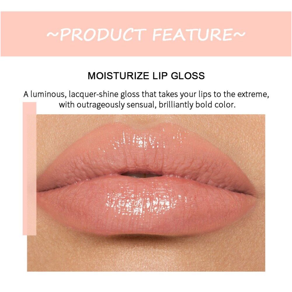6 lip gloss set Mirror gloss lip gloss Liquid lacquered lip gloss image 4