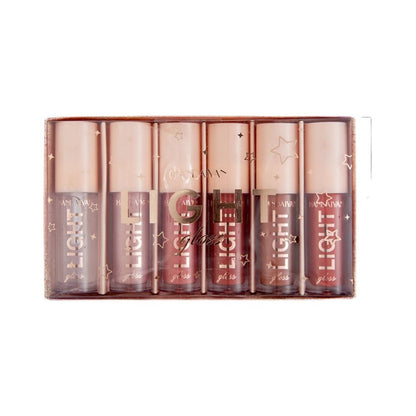 6 lip gloss set Mirror gloss lip gloss Liquid lacquered lip gloss image 5