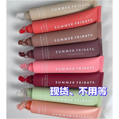 Summer Fridays Moisturizing Lip Balm Butter Lip Balm Lip Balm Lip Balm Lip Balm Lip Balm White Glaze Good for Women image 0