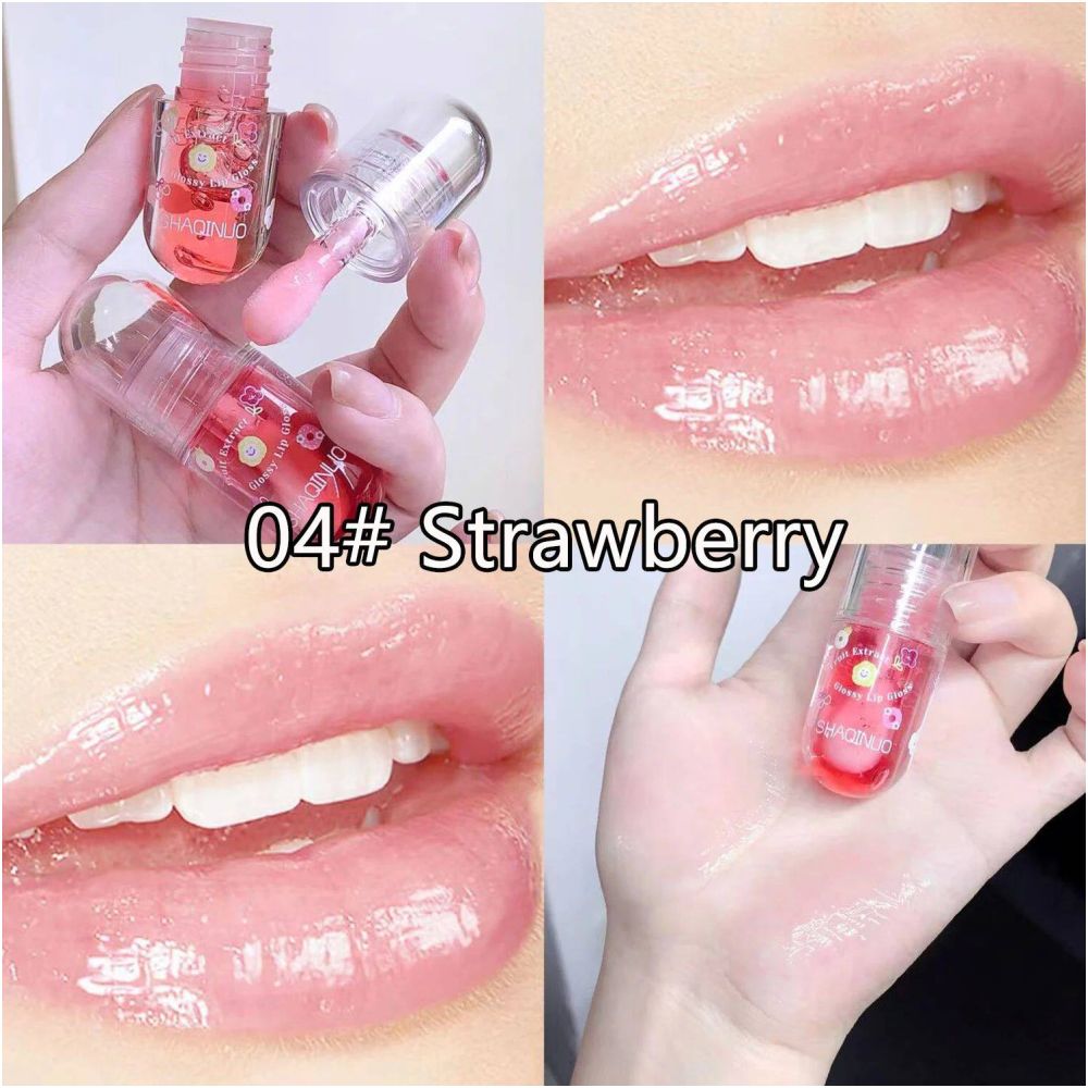 Hydrating Lip Care Oil Fruit Flavored Lip Balm Gloss for