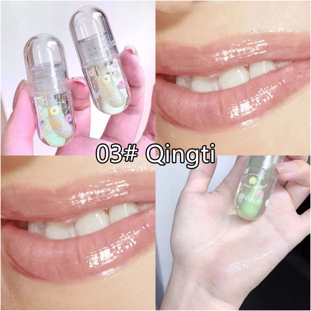 Hydrating Lip Care Oil Fruit Flavored Lip Balm Gloss for