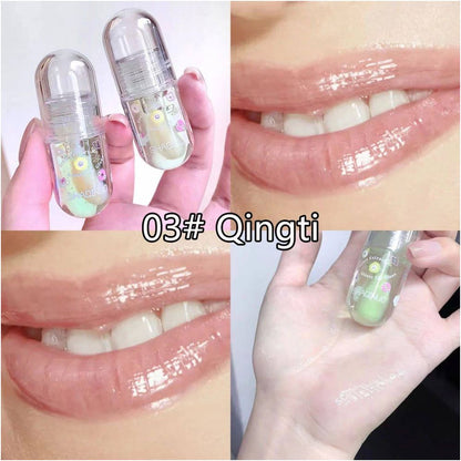 Hydrating Lip Care Oil Fruit Flavored Lip Balm Gloss for