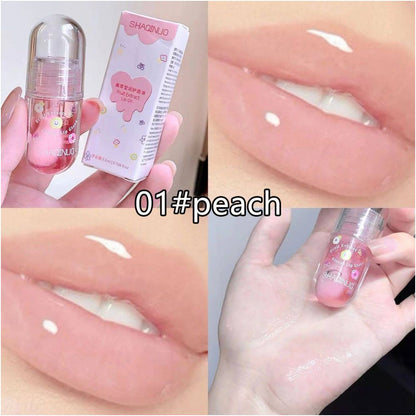 Hydrating Lip Care Oil Fruit Flavored Lip Balm Gloss for