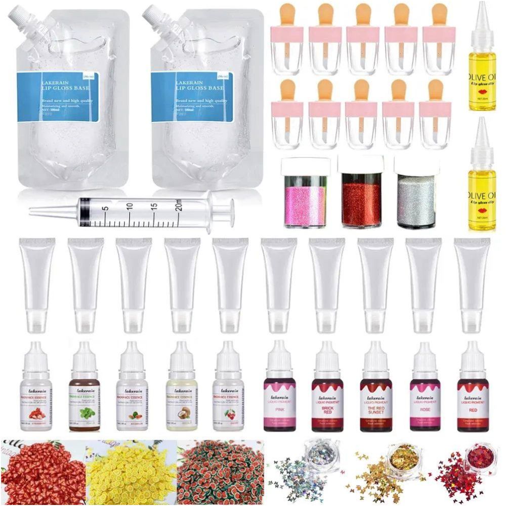 DIY Lip Gloss Kit Moisturizing Clear Lip Gloss Base Gel 200m image 0