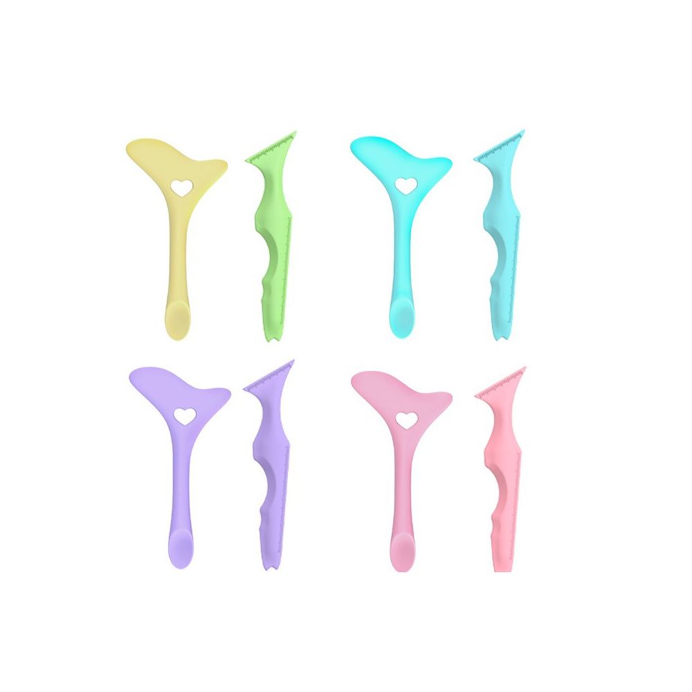 Reusable Eye Stencils Makeup Aid Tool Silicone Mermaid Eyeliner Aid image 4