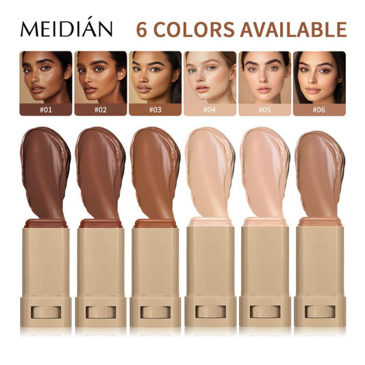 Cross border exclusive Meidian 6 color concealer moisturizing brightening natural nude makeup primer BB cream image 0