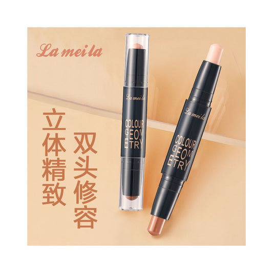 Lamela Highlighter Contouring Stick Double Ended Two in One for Nose Contouring Highlighting Concealing and Shaping for a Slimmer Face 1002 image 0