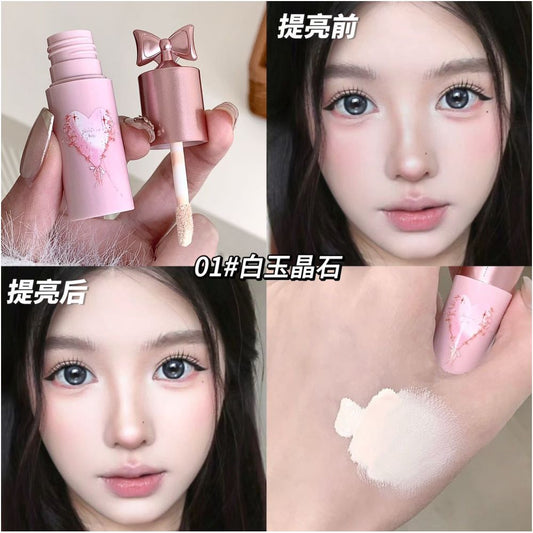 DAIMANPU Fairy Brightening Concealer Liquid Face Brightening Matte Natural Student Makeup image 0