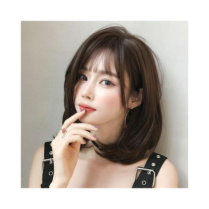 Yiwu Yarna Wig Co Ltd Manufacturer s new wig for women with short hair bangs round face image 1
