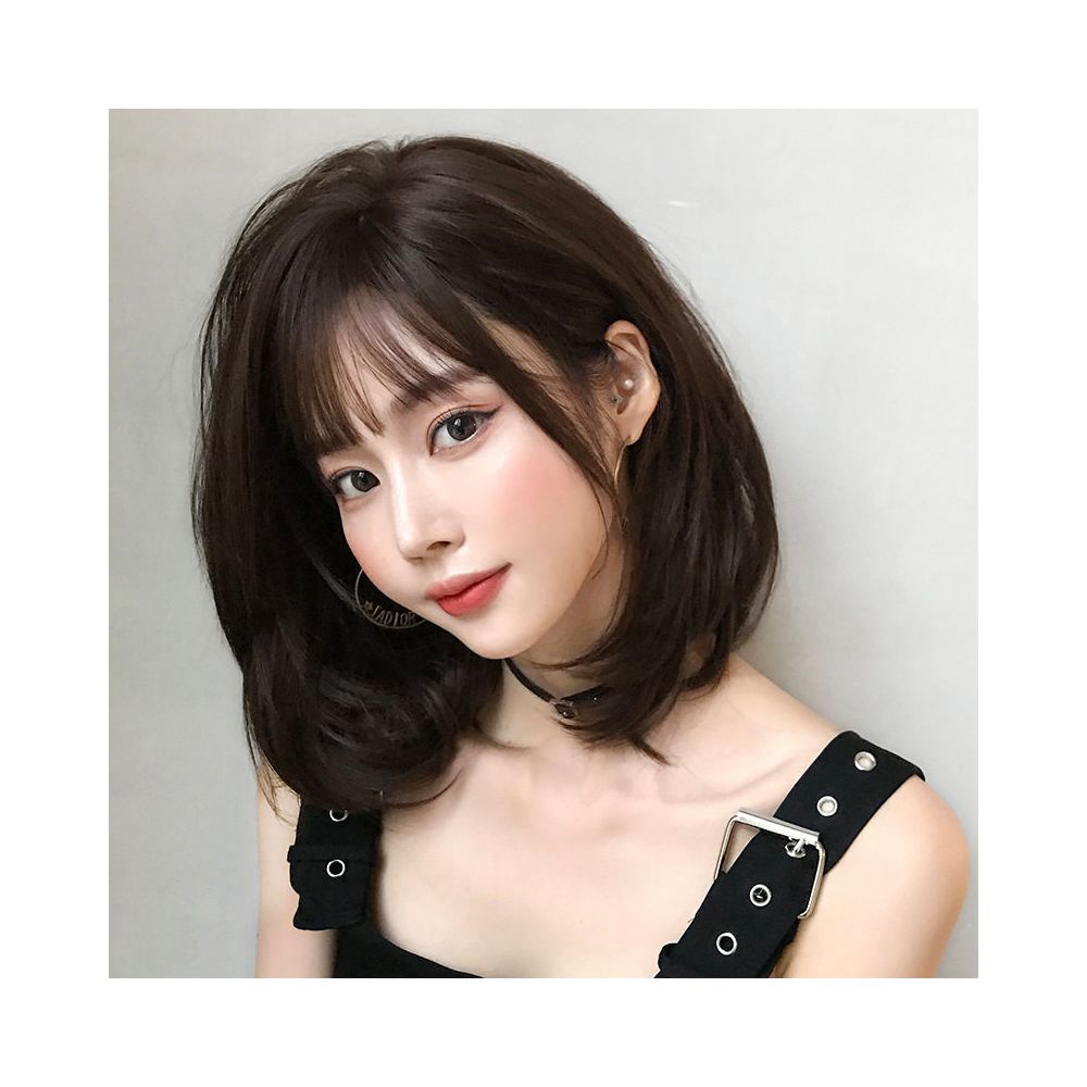 Yiwu Yarna Wig Co Ltd Manufacturer s new wig for women with short hair bangs round face image 3