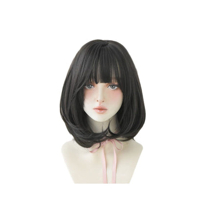 Yiwu Yarna Wig Co Ltd Manufacturer s new wig for women with short hair bangs round face image 4