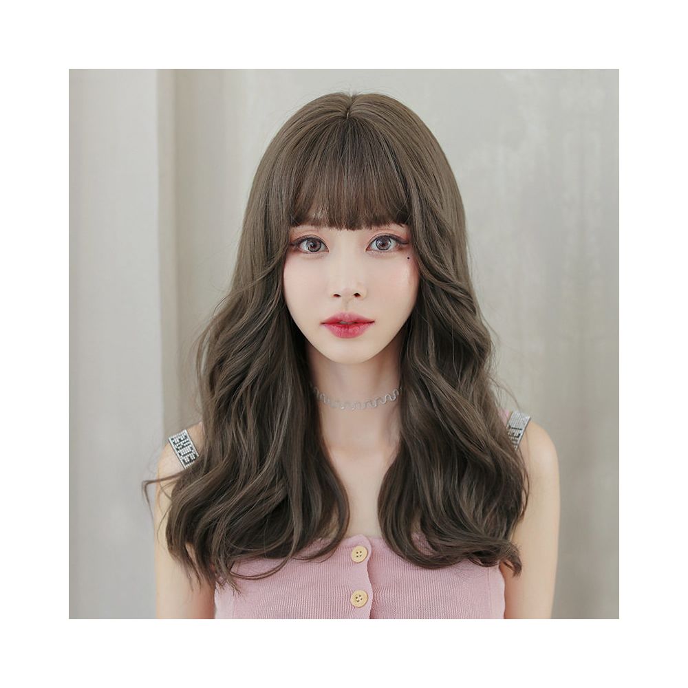 Yiwu Yarna Wig Co Ltd Manufacturer Wig Female Long Hair Natural Full Head Set Long Curled Hair Empty image 0