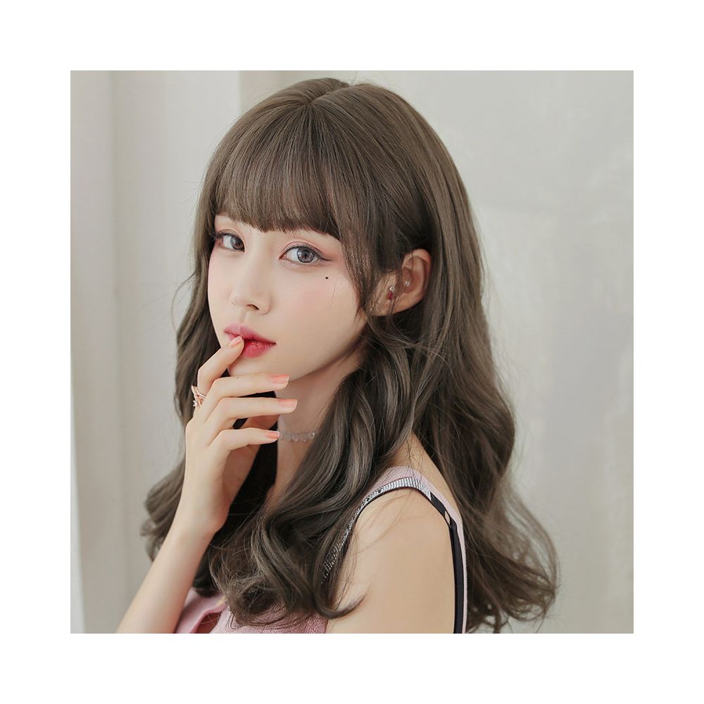 Yiwu Yarna Wig Co Ltd Manufacturer Wig Female Long Hair Natural Full Head Set Long Curled Hair Empty image 1