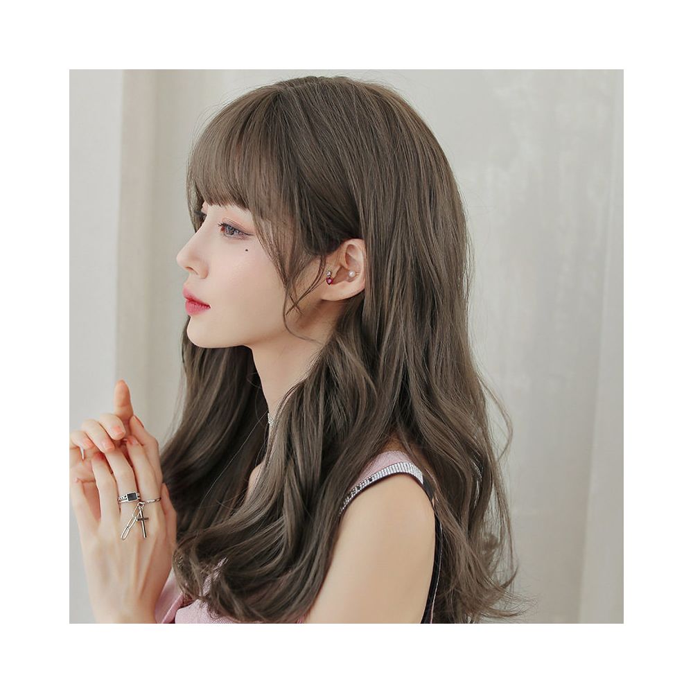 Yiwu Yarna Wig Co Ltd Manufacturer Wig Female Long Hair Natural Full Head Set Long Curled Hair Empty image 3