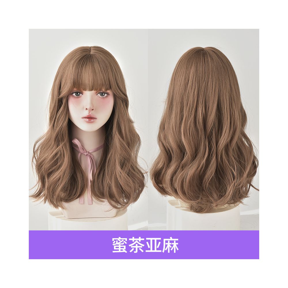 Yiwu Yarna Wig Co Ltd Manufacturer Wig Female Long Hair Natural Full Head Set Long Curled Hair Empty