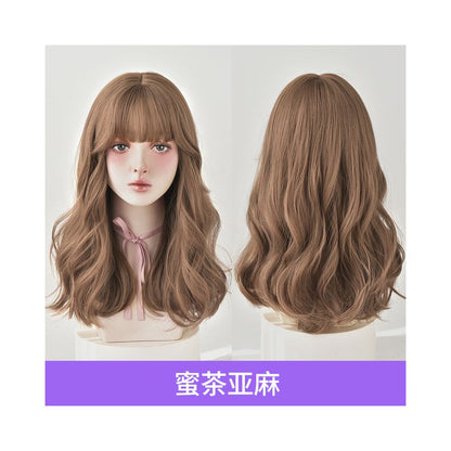 Yiwu Yarna Wig Co Ltd Manufacturer Wig Female Long Hair Natural Full Head Set Long Curled Hair Empty