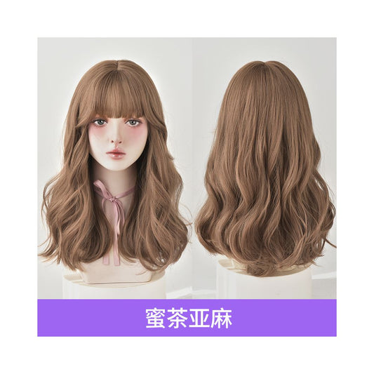 Yiwu Yarna Wig Co Ltd Manufacturer Wig Female Long Hair Natural Full Head Set Long Curled Hair Empty