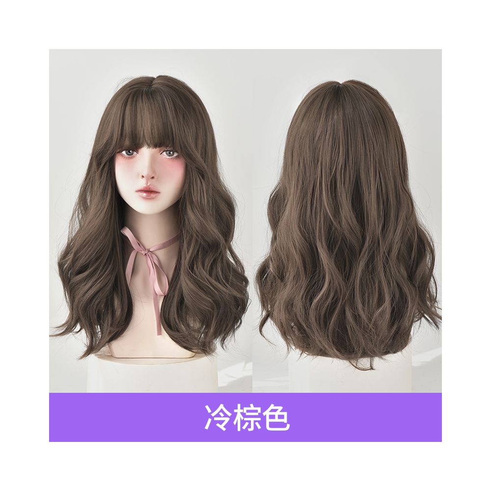 Yiwu Yarna Wig Co Ltd Manufacturer Wig Female Long Hair Natural Full Head Set Long Curled Hair Empty