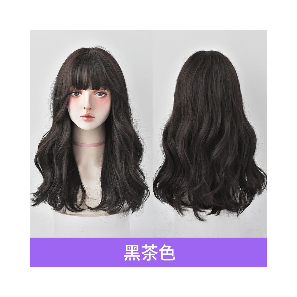 Yiwu Yarna Wig Co Ltd Manufacturer Wig Female Long Hair Natural Full Head Set Long Curled Hair Empty