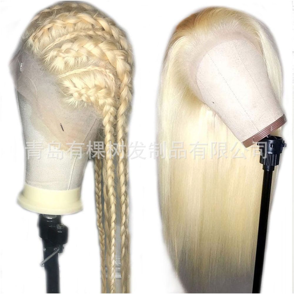 Qingdao Youke Tree Hair Products Co Ltd Hot selling Women s Wigs in Europe and America Front Lace Wigs for Women image 5