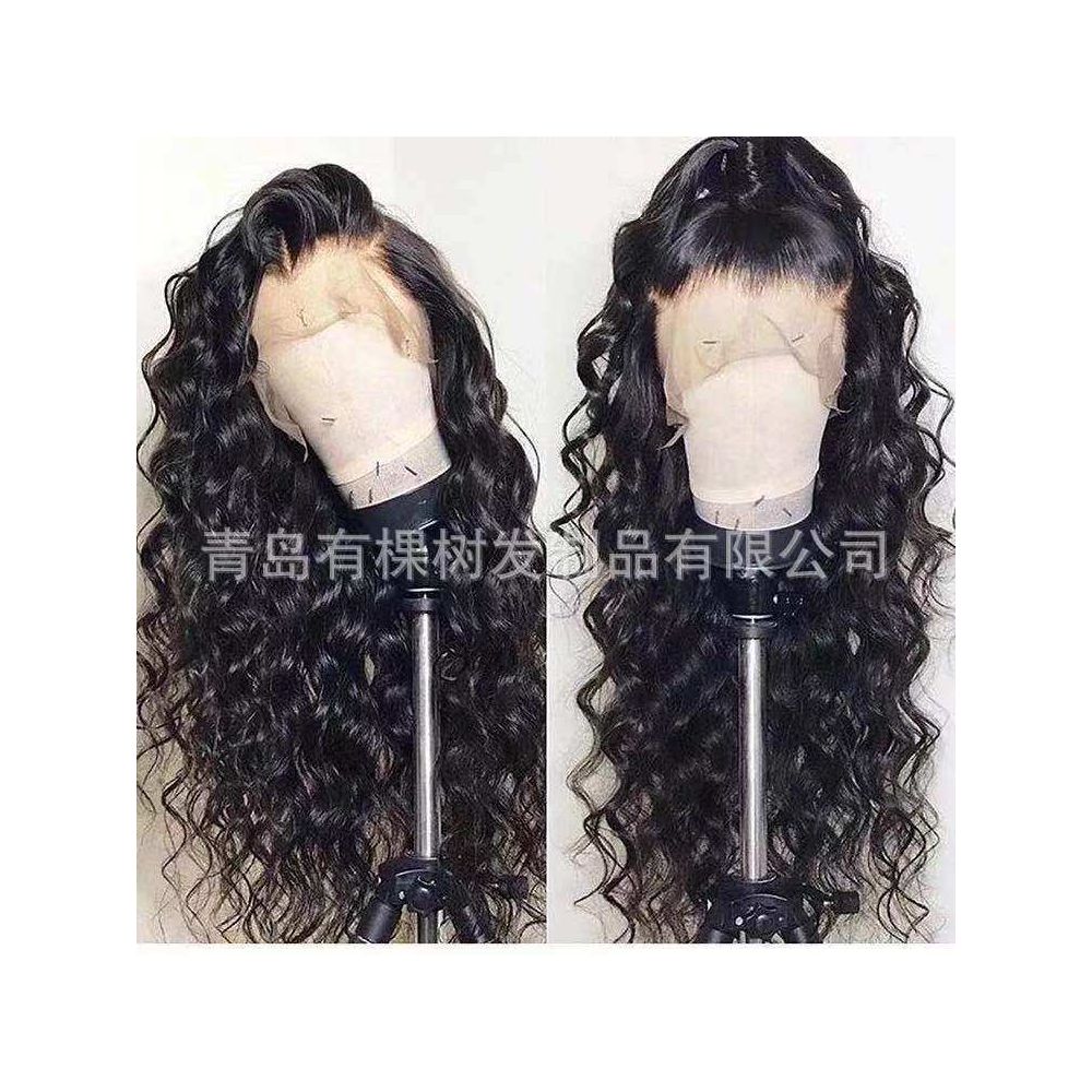Qingdao Youkeshu Hair Products Co Ltd Cross border European and American Wig Women s Front Lace Small Curly Matte image 2